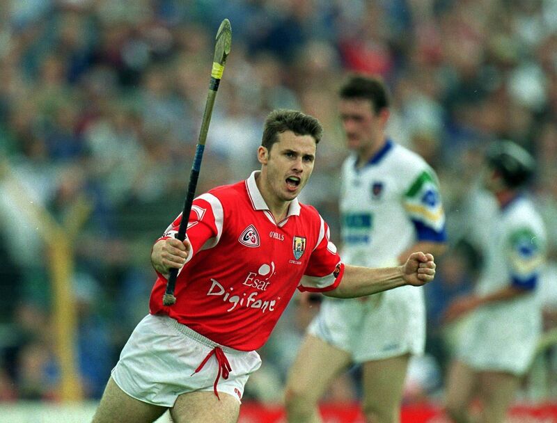 Cork's Kevin Murray celebrates a point against Waterford in 1999. Picture: Ray McManus/Sportsfile Cork's Kevin Murray celebrates a point against Waterford in 1999. Picture: Ray McManus/Sportsfile