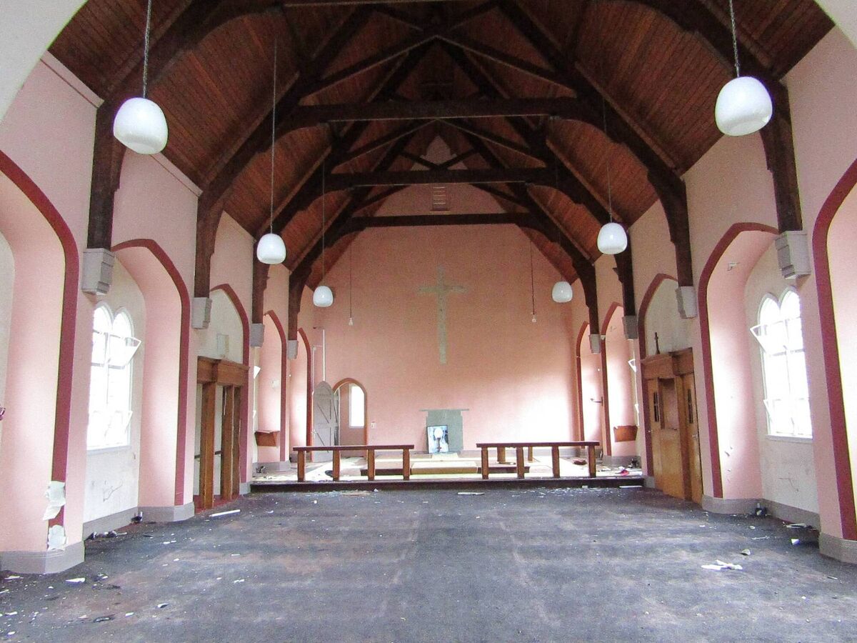 Inside of the church at Heatherside 