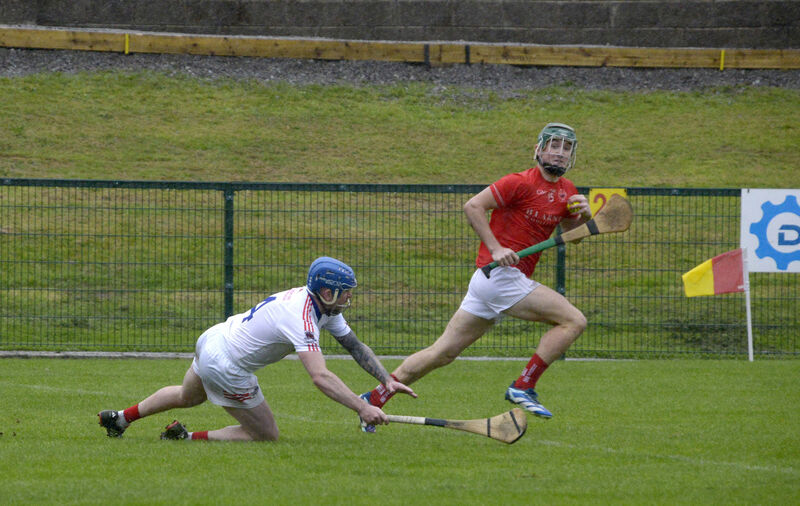 Blarney's Cathal McCarthy on the move against Courcey Rovers. Picture: Denis Boyle Blarney's Cathal McCarthy on the move against Courcey Rovers. Picture: Denis Boyle