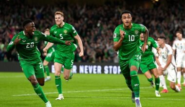 Ireland battle from two goals down against 10-man Hungary in World Cup qualification opener