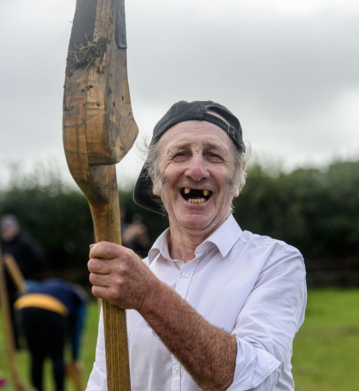  Kevin McNamee, Leitrim, taking part in the Loy digging.