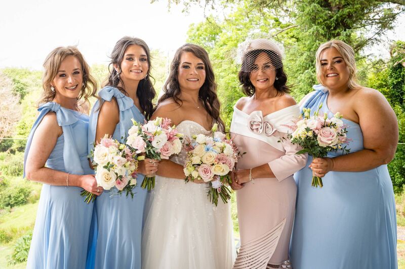 Abbey Desmond with Niamh Desmond, Aoife Desmond, Eleanor Lane and Sinead Kelleher. Pictures: Dermotsullivan.com 