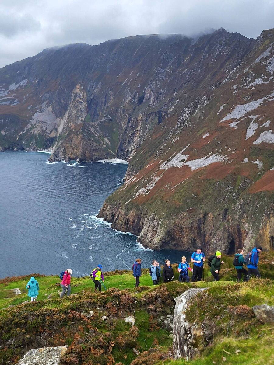 Donegal Camino walkers tackle Slieve League