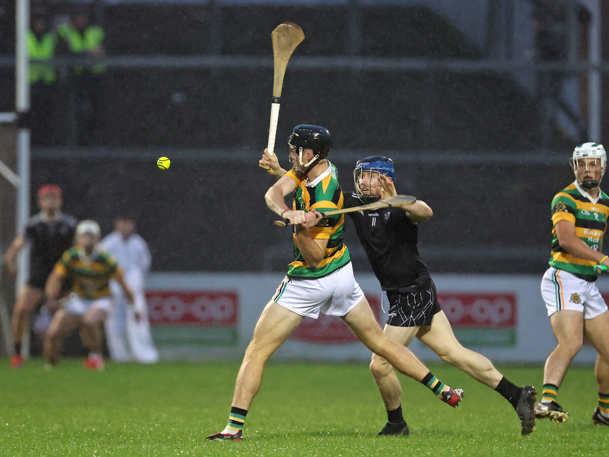 Eoin Downey of Glen Rovers gets a shot away as Midleton's Conor Lehane closes in. Picture: Jim Coughlan  Eoin Downey of Glen Rovers gets a shot away as Midleton's Conor Lehane closes in. Picture: Jim Coughlan