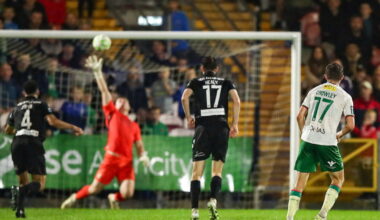 Darragh Crowley's injury-time thunderbolt rescues Cork City against Shamrock Rovers