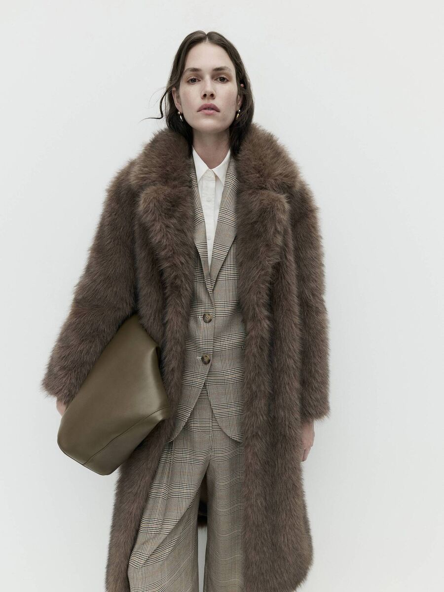 M&S Collection: Coat, €140; Blazer, €95; Trousers, €65; Bag, €50