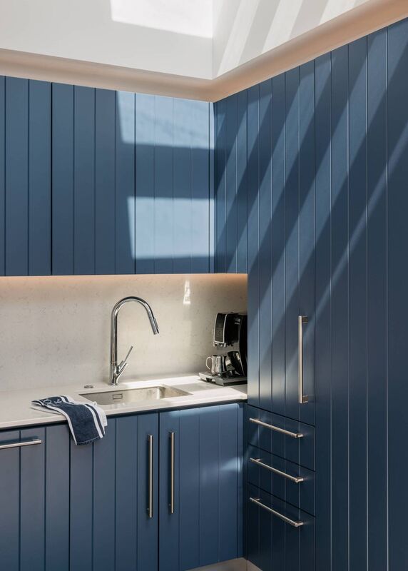 A rooflight was added to the kitchen. A rooflight was added to the kitchen.