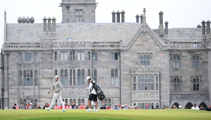 ATTENTION TO DETAIL: Rory McIlroy at Adare Manor. Pic: Ross Kinnaird/Getty Images