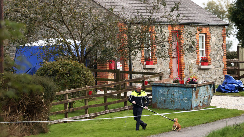 The remote house, a pretty cottage in a well-maintained site, is in a remote townland of Drumgowna, near Tallanstown, on the western side of the county. Picture: Peter Morrison/PA