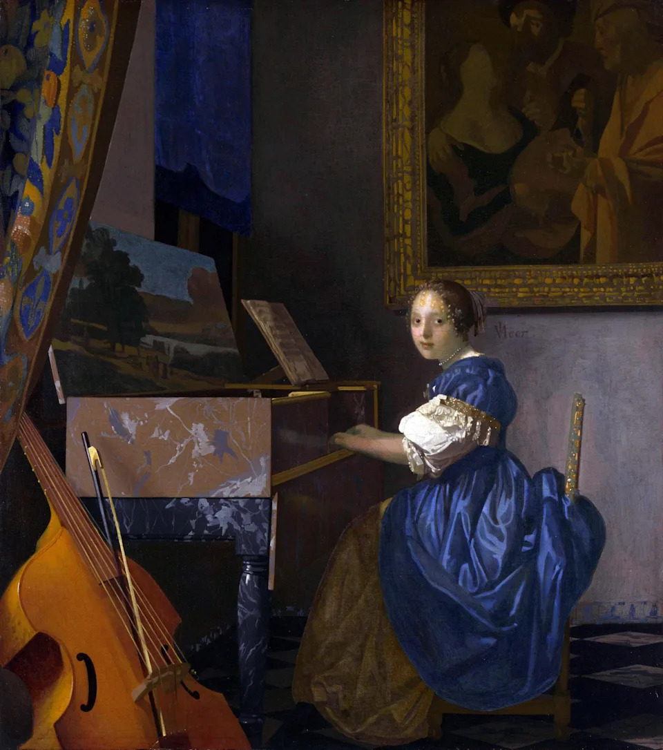 The painting remains in the National Gallery and the damage is undetectable to the naked eye