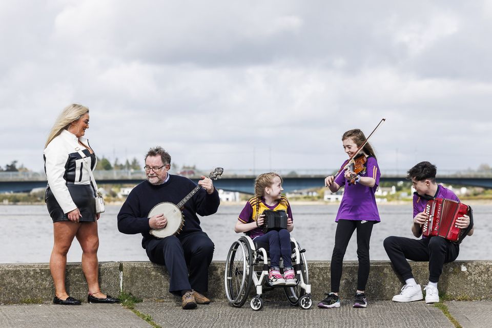 Musicians play at Fleadh Cheoil na hÉireannin Wexford town in August