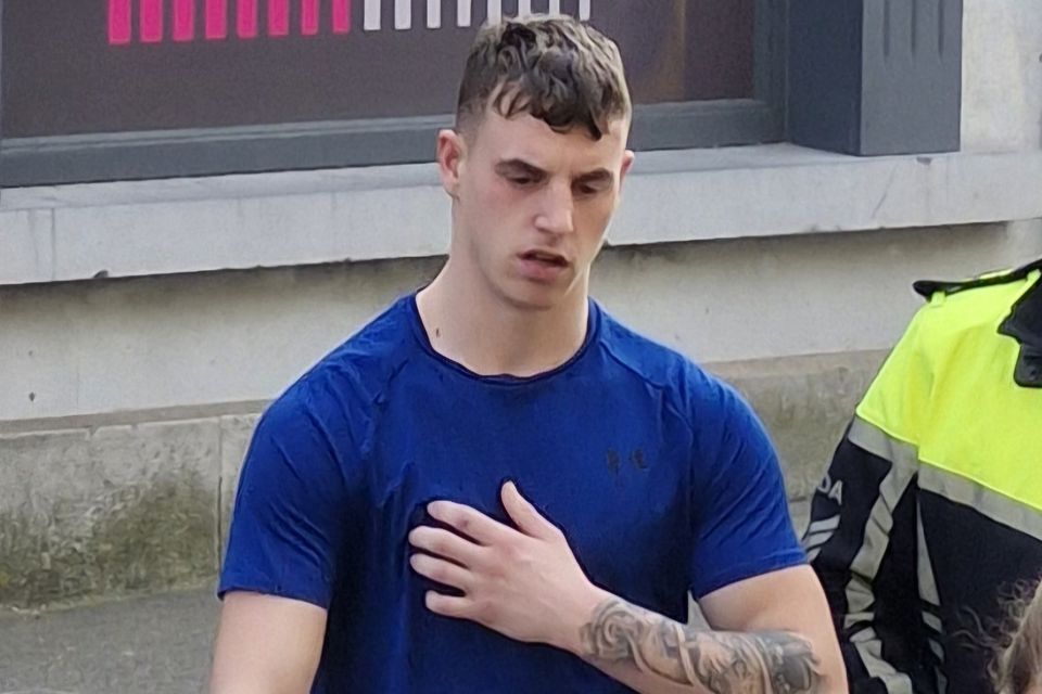 Kyle Stanley (23) at an earlier sitting of Sligo District Court.
