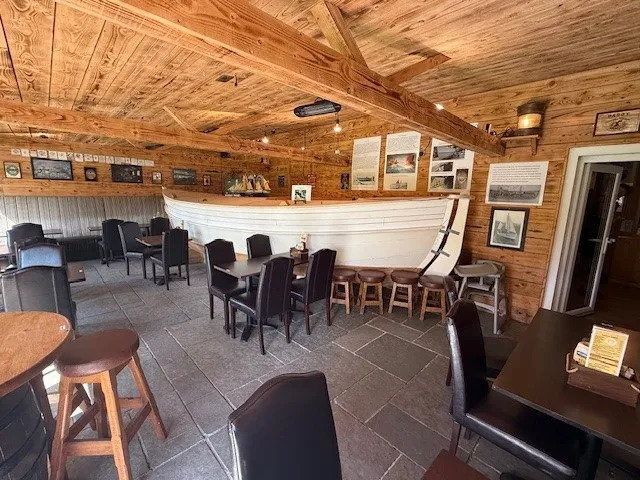 An interior photo of The South Pole Inn.