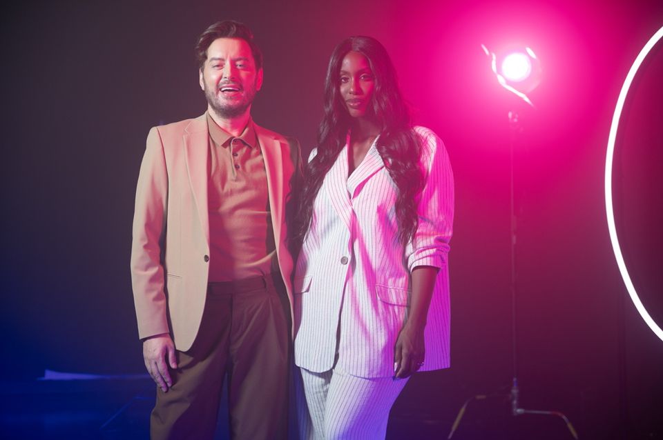 Virgin Media's 'The Six O'Clock Show' with Brian Dowling and Katja Mia. Photo: Virgin Media