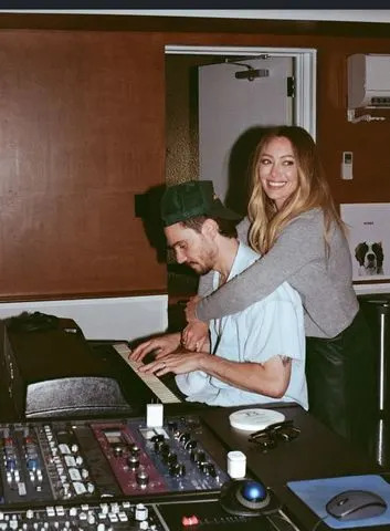 Instagram/Hilary Duff Hilary Duff recording music with husband Matthew Koma