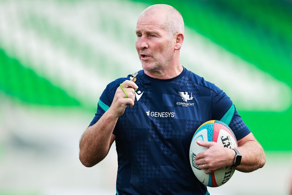 Connacht head coach Stuart Lancaster is looking to build on their pre-season form. Photo: Thomas Flinkow/Sportsfile