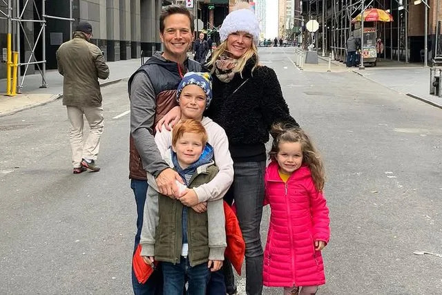 Kelley Wolf/Instagram Scott Wolf and Kelley Wolf with their kids Lucy, Jackson and Miller.