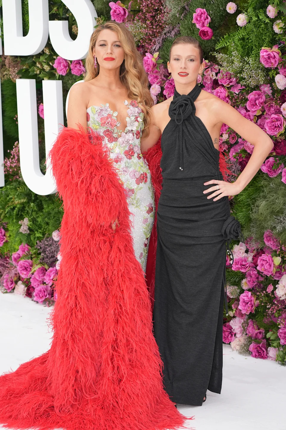 Blake Lively, left, and Isabela Ferrer 