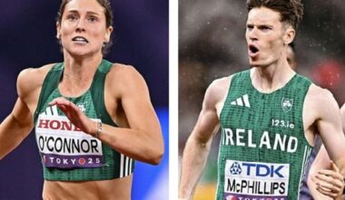 World Athletics Championships: Schedule and TV details as Kate O’Connor and Cian McPhillips aim to create history for Ireland