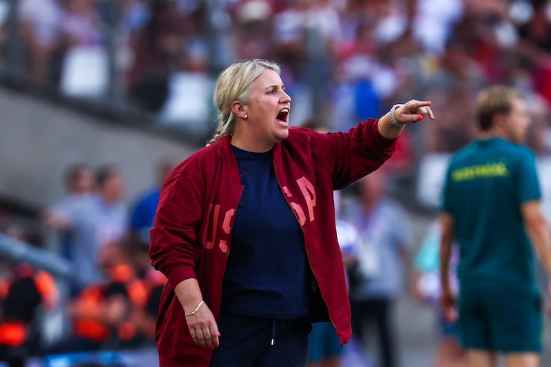 USA head coach Emma Hayes. Photograph: Pascal Guyot/AFP via Getty Images