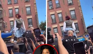 Cardi B Twerks On Top of Car While Fans Swarm Pop-Up Event