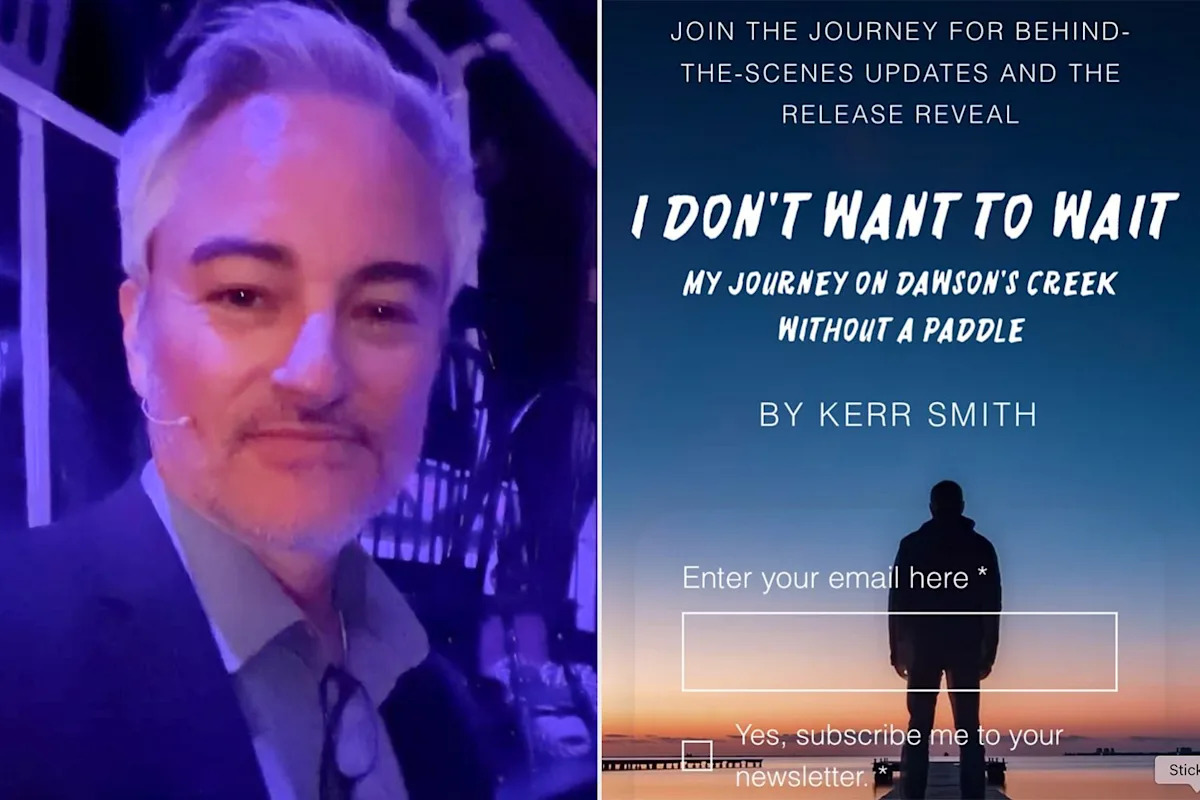 Kerr Smith Reveals He's Writing a “Dawson's Creek ”Book, Invites Fans to Follow His Process