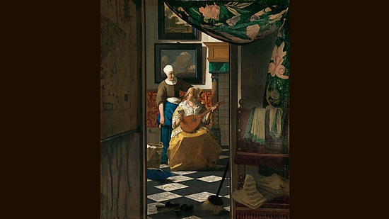 The Love Letter (1669-1670). These works offer a rare view of domesticity in 17th century Denmark. (Rjiksmuseum, Amsterdam)