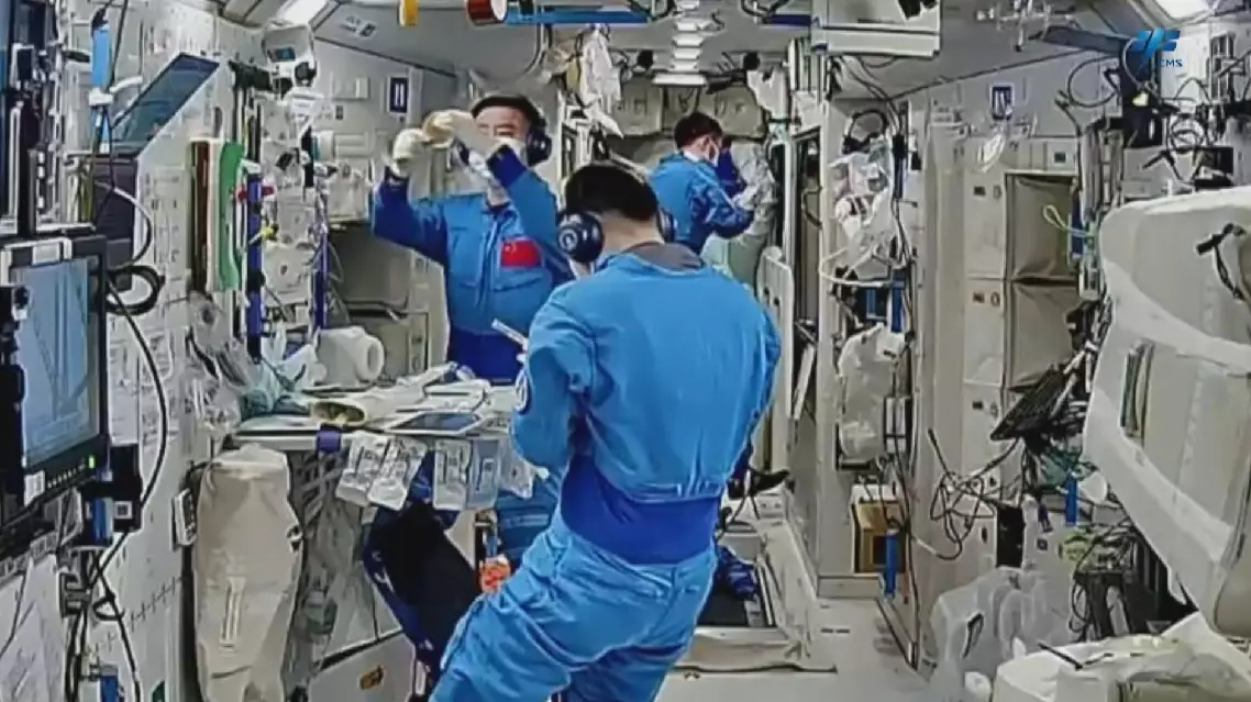 Chinese astronauts conduct science, health experiments aboard Tiangong Space Station