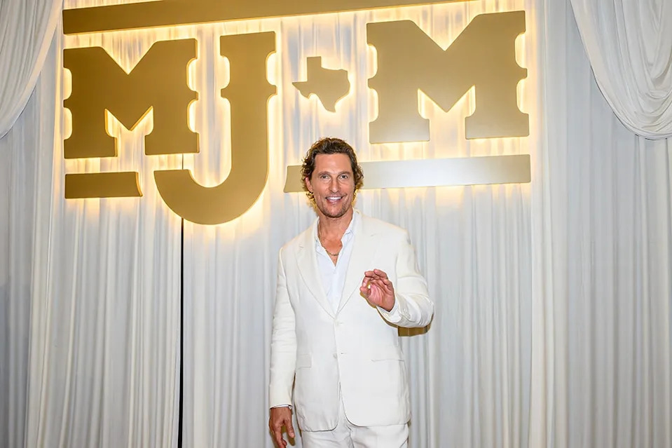 Matthew McConaughey at the 2025 Mack, Jack & McConaughey Gala 