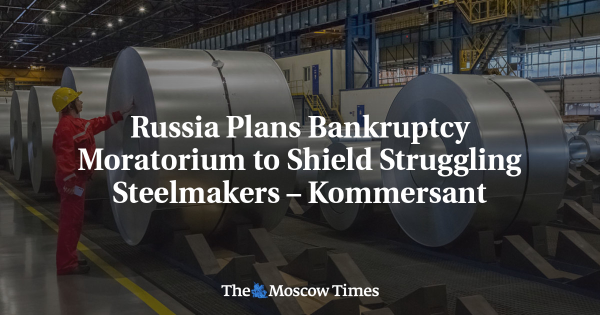 Russia Plans Bankruptcy Moratorium to Shield Struggling Steelmakers – Kommersant