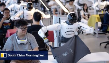 China unveils giant ‘robot boot camps’ to train up world-leading humanoids