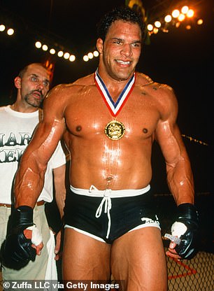 Mark Kerr is pictured at a UFC event in Alabama in 1997