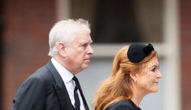 Prince Andrew Makes a Rare Appearance with the Royal Family at the Duchess of Kent's Funeral