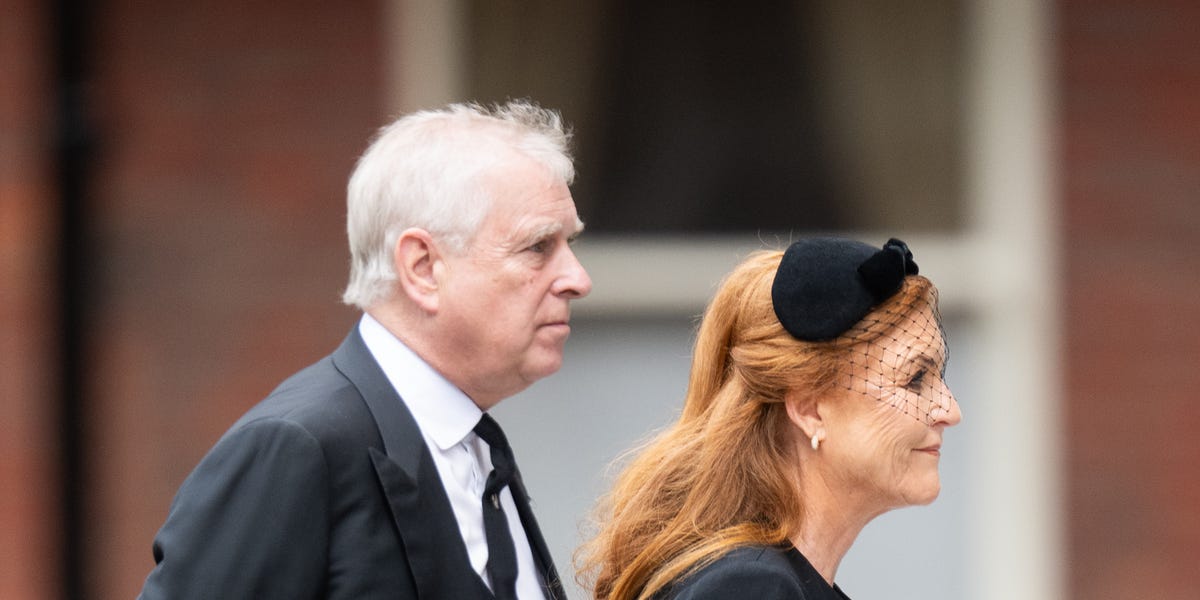 Prince Andrew Makes a Rare Appearance with the Royal Family at the Duchess of Kent's Funeral