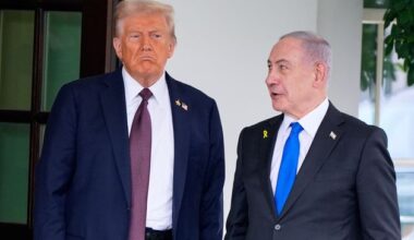 Trump and Netanyahu meet at White House as pressure mounts to end war in Gaza