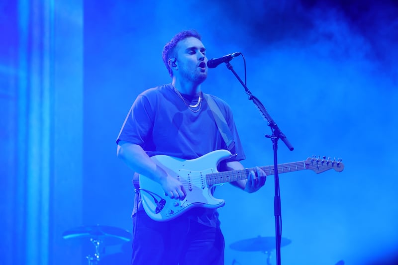 Sam Fender on the Main Stage on Saturday. Photograph: Alan Betson