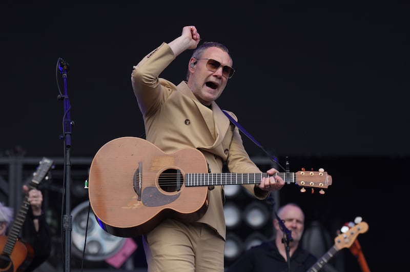 David Gray performing on Sunday. Photograph: Niall Carson/PA Wire