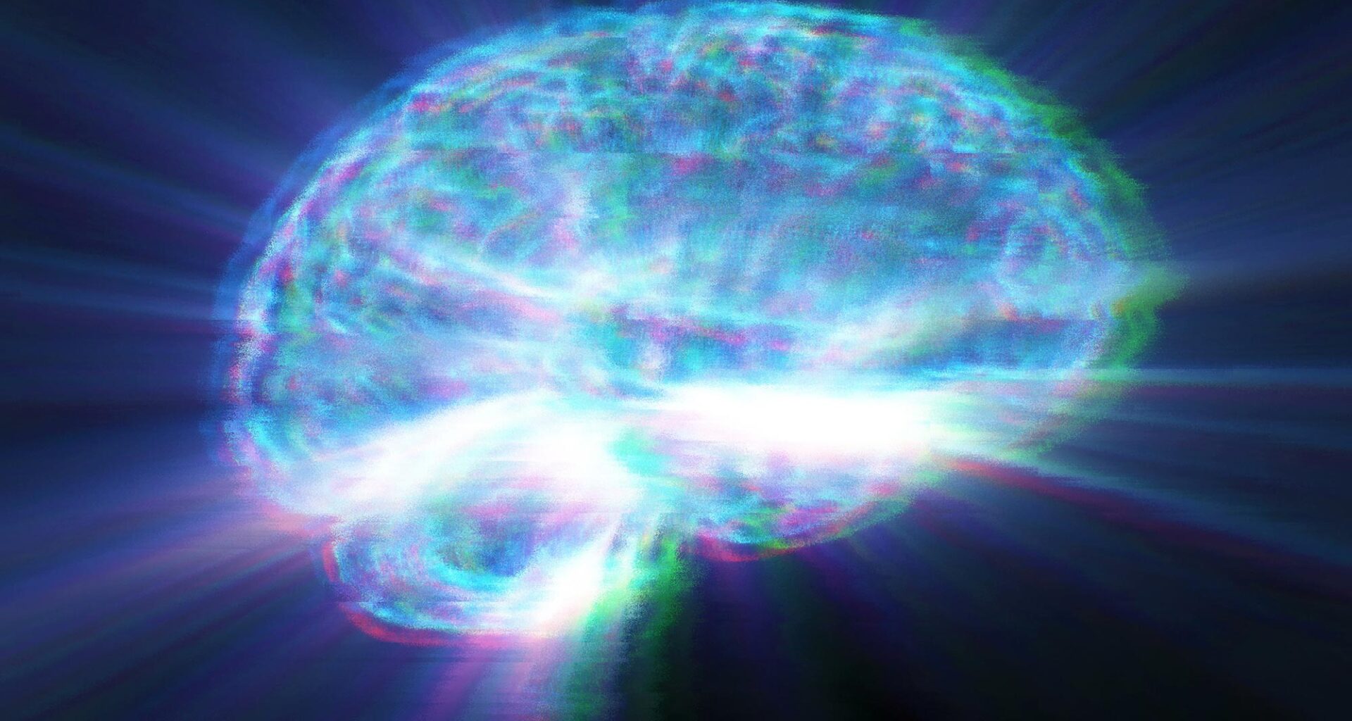Abstract Glitch Brain