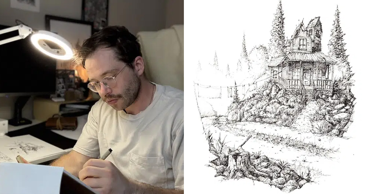 Learn How This Artist Draws Immersive and Realistic Landscapes