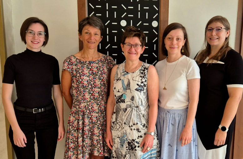 Anna Kocsis, Zsófia Hoyk, Mária Deli, Fruzsina Walter and Judit Vigh