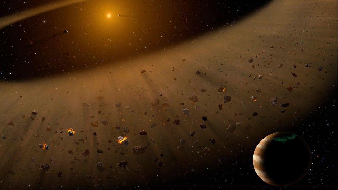 Artist’s Depiction of the Epsilon Eridani System