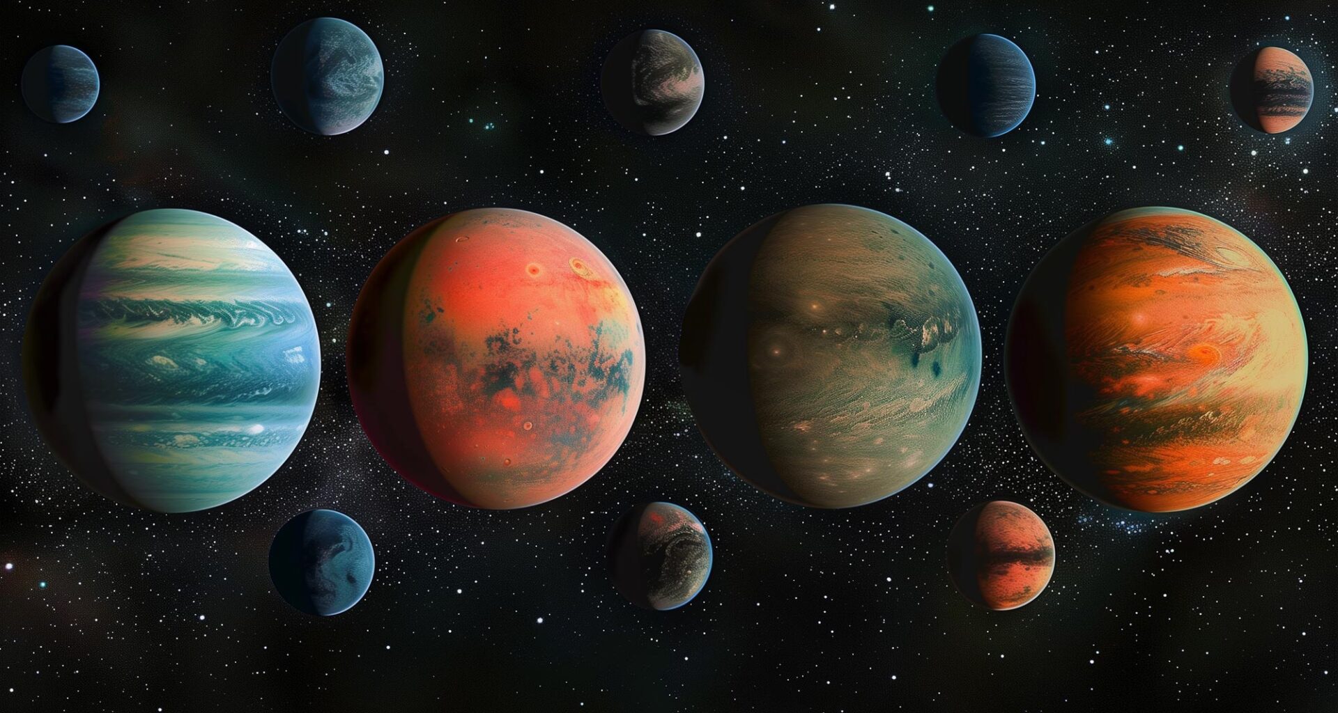 Assorted Exoplanets Art