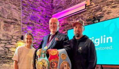 Katie Taylor and husband pay visit to Wicklow men’s rehabilitation centre