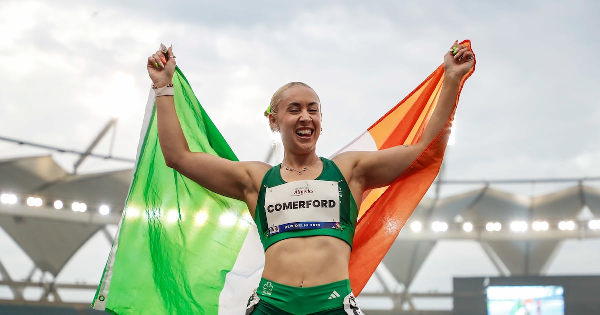 Orla Comerford becomes double champion with 200m gold at World Para Athletics Championships – The Irish Times