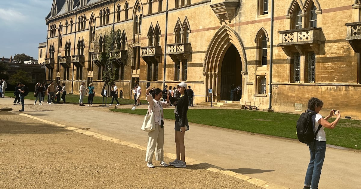 Chinese tourists in Oxford were told not to worry; this was just a UK government test – The Irish Times
