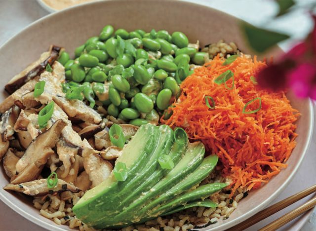 Blue Zone 'Shroom Bowls With Creamy Dressing