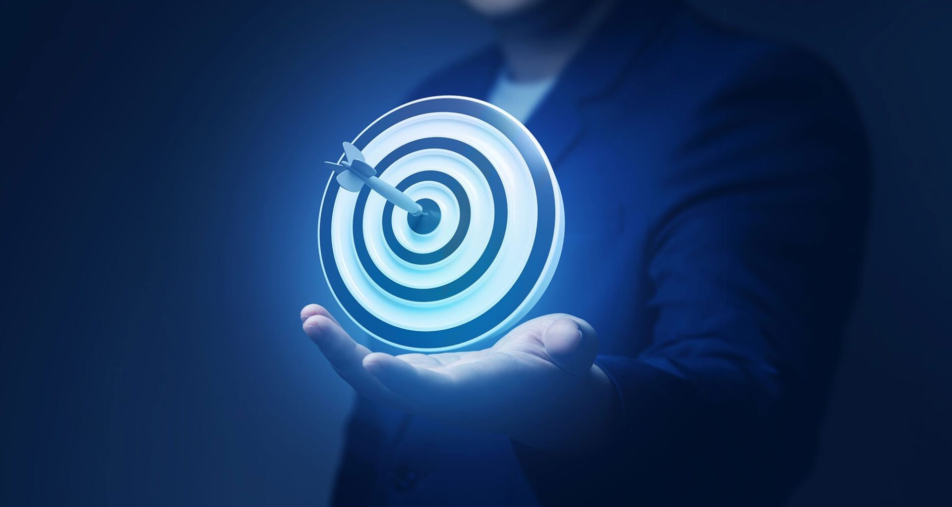 Business Man Target Goal
