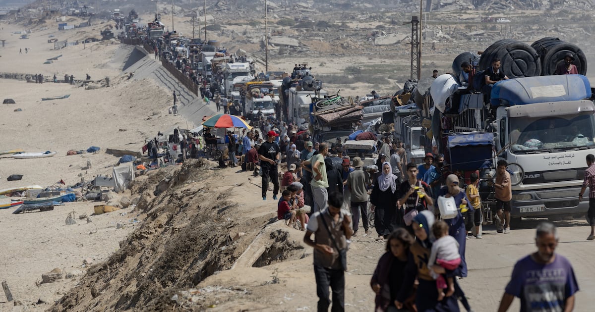 Israeli forces advance on Gaza City as displaced Palestinians panic – The Irish Times