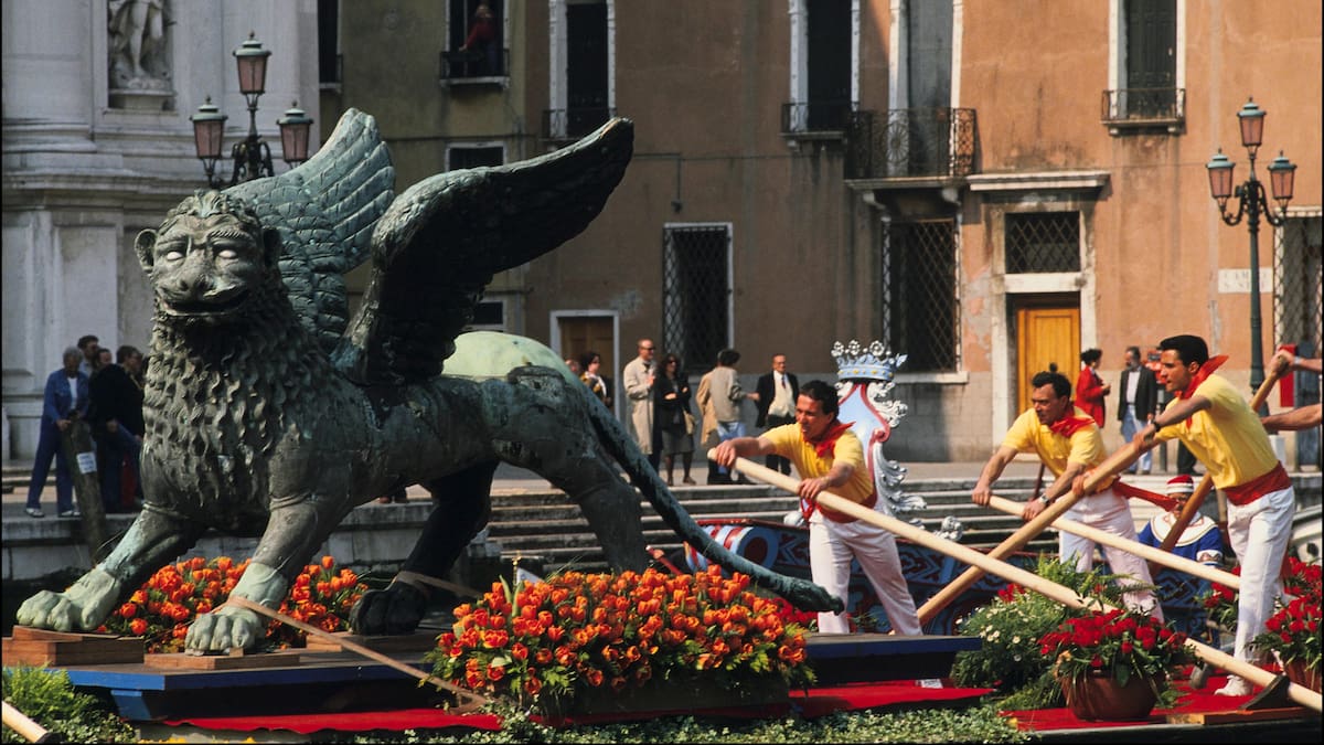 A strange, long road trip: Venice’s winged lion sculpture traced to ancient China