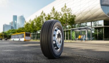 Continental debuts high renewable, recycled material EV bus tyre
